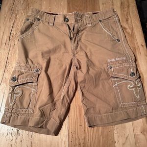 Rock Revival Classic Khaki Shorts